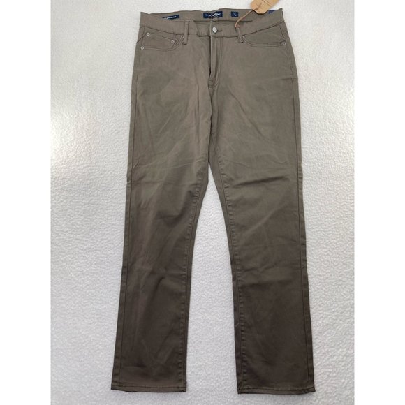 Lucky Brand Other - Lucky Brand Jeans Mens 34/32 Bark Brown 410 Athletic Slim Cotton Stretch Sateen